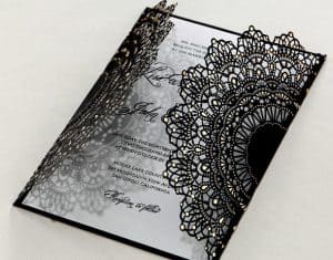 Thiệp cưới D216053 cao cấp đích thực