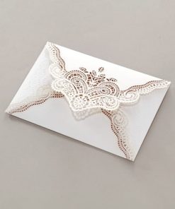 Thiệp cưới D416023 dập nổi lượn sóng