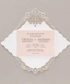 Thiệp cưới D416023 sang trọng cao cấp