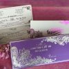 Thiệp cưới truyền thống Tím hoa cà GR3012