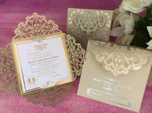 Bộ thiệp GR3021 cắt laser giá rẻ nhất mauf kem