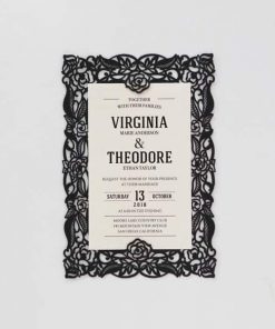 Thiệp cưới 2019 sang trọng LI16049