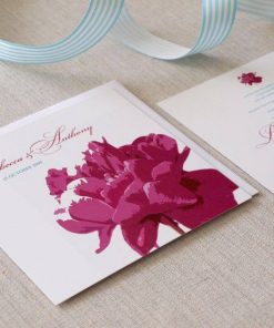 Thiệp cưới TGTD006 đóa hoa sặc sỡ