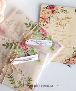 Thiệp cưới TGTD013 được phong cách lãng mạn