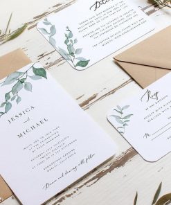 Mẫu thiệp TGTD017 theo phong cách tối giản