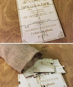 Mảnh ghép tình yêu Thiệp cưới TGTD026