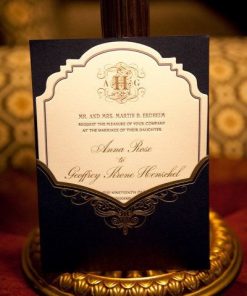 Thiệp cưới TGTD035 màu sắc độc đáo