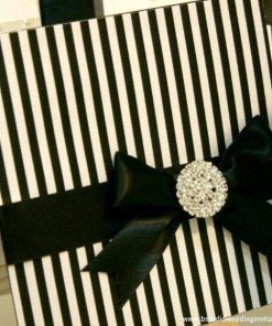 hiệp cưới TGTD082 hiện đại nơ hạt cườm lấp lánh