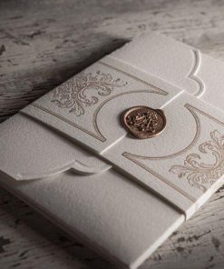 Thiệp cưới TGTD087 sang trọng phong cách hoàng gia