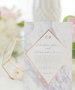 Thiệp cưới TGTD094 kim cương sang trọng & nổi bật