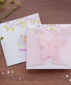 Thiệp cưới TGTD121 cánh bướm ngọt ngào