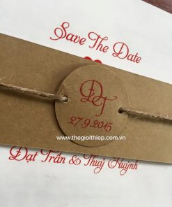 Mẫu Thiệp cưới TGTD122 dễ thương trẻ trung & đáng yêu