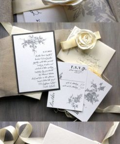 Thiệp cưới TGTD127 tỉ mỉ chăm chút & nhẹ nhàng