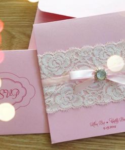 Thiệp cưới TGTD147 gắn kết nét ngọt ngào dễ thương