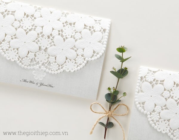 Mẫu phôi thiệp cưới đẹp nhất 2019 từ hàn quốc BH6001