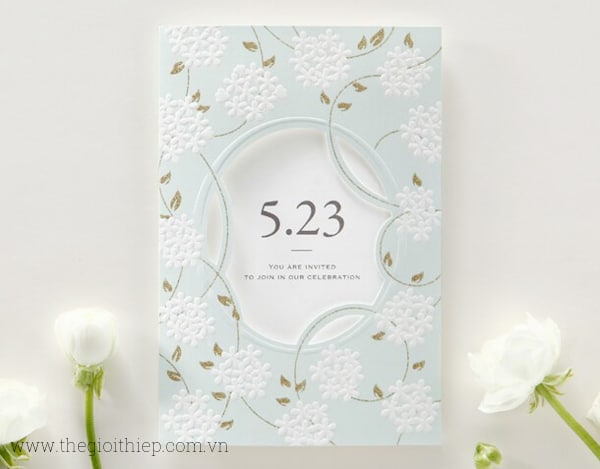 BH6008 Mẫu phôi thiệp cưới đẹp nhất 2019