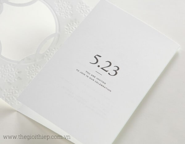 BH6008 Mẫu phôi thiệp cưới đẹp nhất 2019