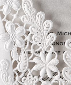 Thiệp cưới BH1646 hoa văn