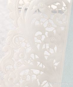 Thiệp cưới BH1662 hoa văn dập nổi