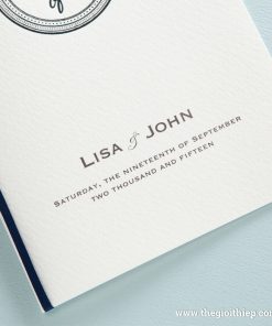 Thiệp cưới tinh tế IWP14098