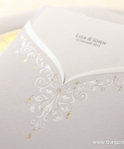 Thiệp cưới BH2129 3D