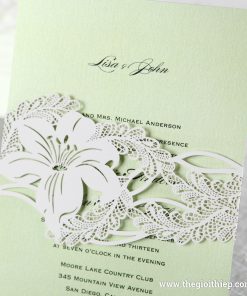 Thiệp cưới BH3546 sang trọng