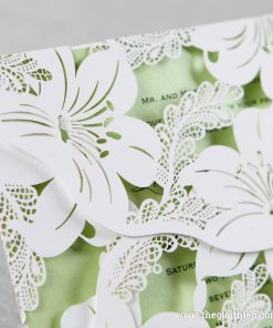 Thiệp cưới BH3577 cắt laser thanh thoát