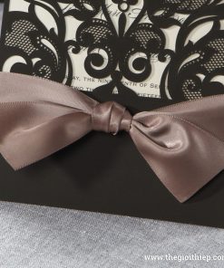 Thiệp cưới IWP14041 có nơ