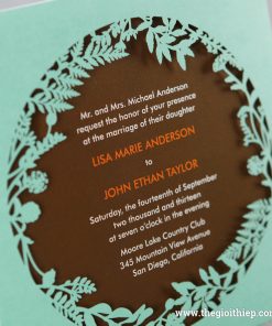 Thiệp cưới BH3589 phá cách táo bạo