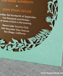 cận cảnh Thiệp cưới BH3589