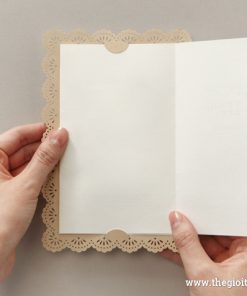 Thiệp cưới BH5040 khi mở ra