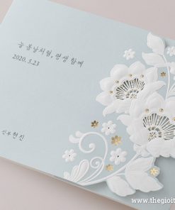 Thiệp cưới BH8220 sang trọng nhất 2019