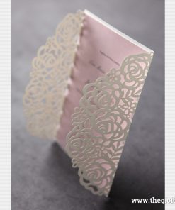 Thiệp cưới BS12008 laser độc đáo