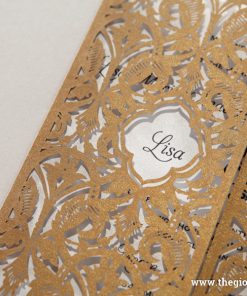 cận cảnh đường cắt laser của Thiệp cưới D216032