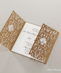 Thiệp cưới D216032 sang trọng nhất 2019