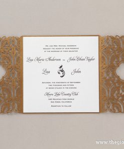 Thiệp cưới D216032 mở ra độc đáo