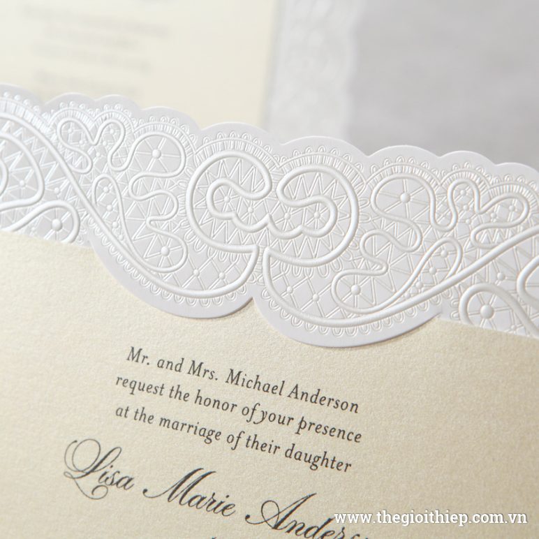 Bên trên của Thiệp cưới đẹp IWP14042