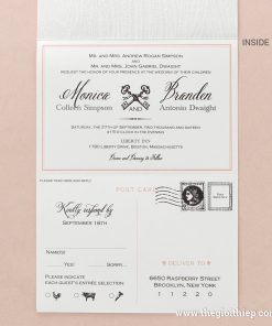 Thế giới thiệp in Thiệp cưới IWP14118 theo yêu cầu