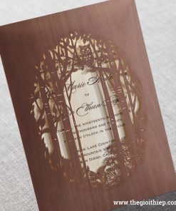 Thiệp cưới IWP4030 sang trọng độc đáo