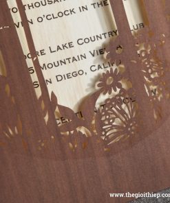 cận cảnh khu rừng của Thiệp cưới IWP4030