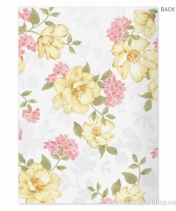 Mặt sau Thiệp cưới IWP14101 in hoa lá
