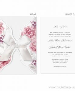 thiệp cưới IWP14102 khi mở ra