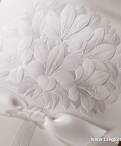 Thiệp cưới BH3201 hoa 3D