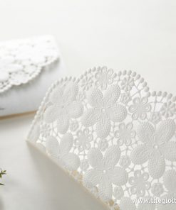 Thiệp cưới BH6001 dập nổi hoa văn đẹp