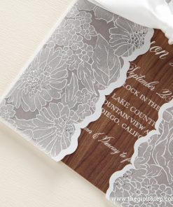 cận cảnh Thiệp cưới IWP14114 quá ấn tượng