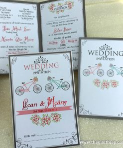 Thiệp cưới TGTGR1916 Trẻ trung, nhẹ nhàng & dí dỏm