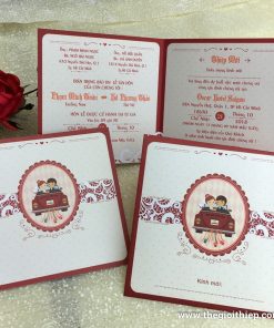 Thiệp cưới TGTGR1931 trẻ trung