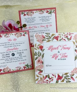 Thiệp cưới TGTGR1933 nổi bật & trang nhã