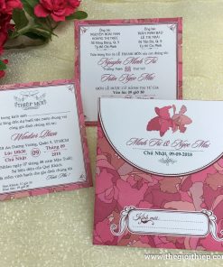 Thiệp cưới TGTGR1937 hiện đại & trừu tượng