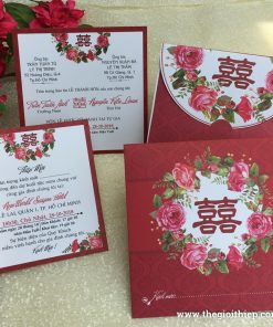Thiệp cưới TGTGR1938 nét đẹp cổ điển